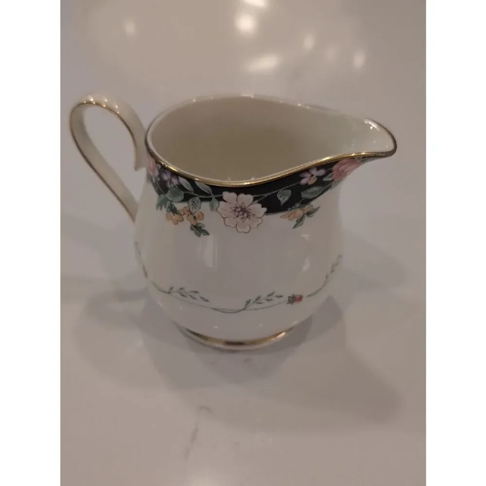 Vintage Lenox Prairie Blossom Floral Creamer Made in USA
